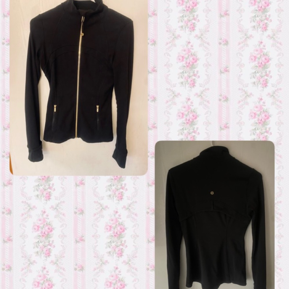 lululemon athletica Black Bomber Jacket